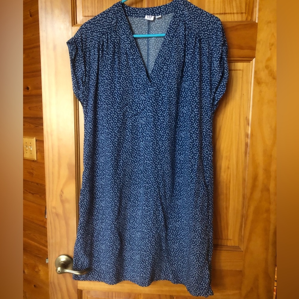 GAP blue printed dress